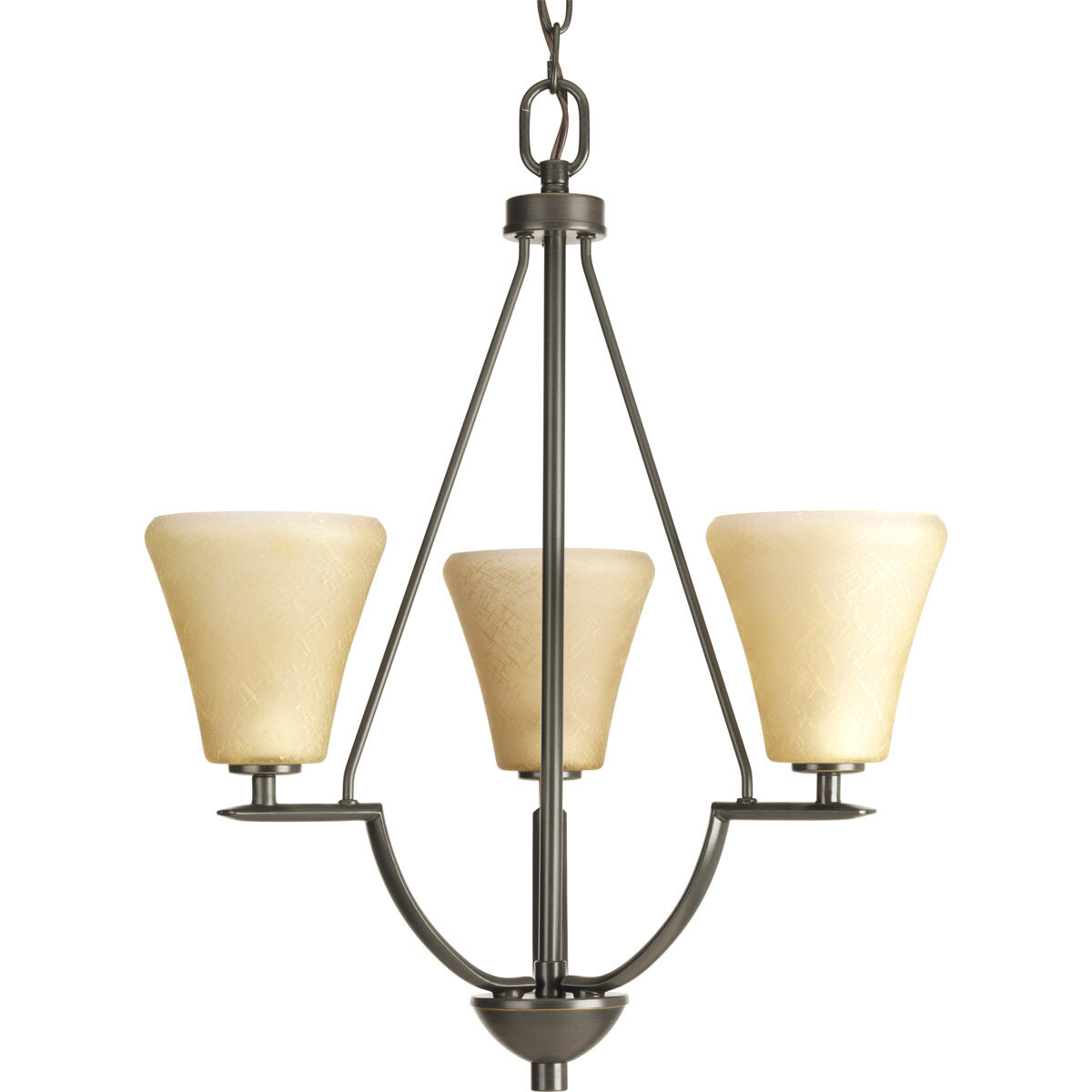 Bravo 3 Light 18 inch Antique Bronze Hall & Foyer Ceiling Light