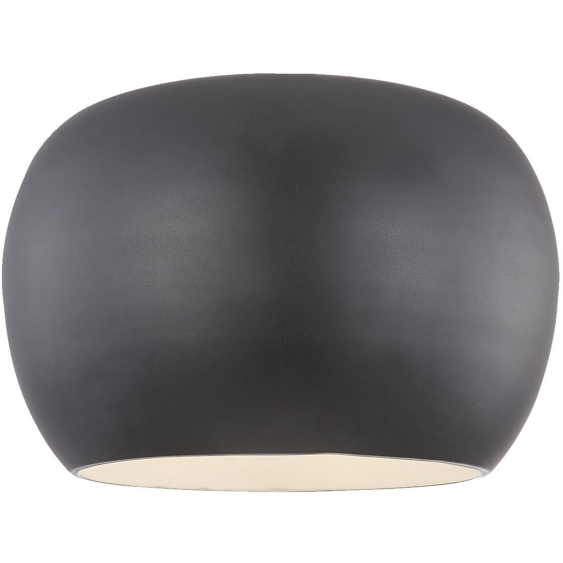 Croft LED 13.5 inch Black and White Flush Mount Ceiling Light