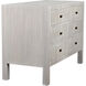Conrad White Wash Dresser, 6 Drawer