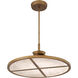 Stiles LED 28 inch Ashen Gold Pendant Ceiling Light