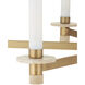 Marcelo 6 Light 44.5 inch Antique Brass Chandelier Ceiling Light