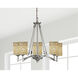 Springdale 5 Light 25 inch Satin Nickel Chandelier Ceiling Light