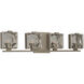 Norwalk 4 Light 25.5 inch Satin Nickel Vanity Light Wall Light