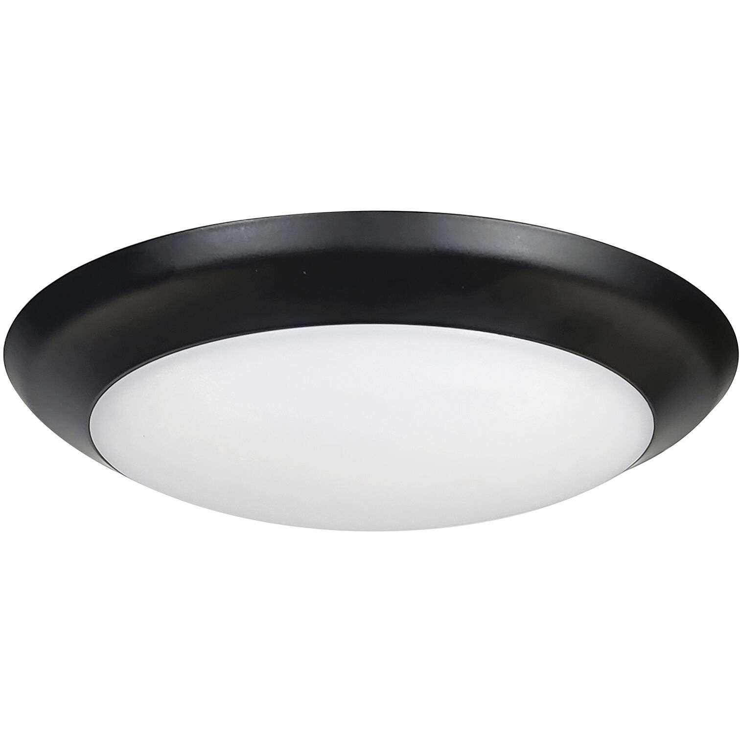 AC Opal LED 7.26 inch Black Surface Ceiling Light