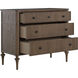 Andrea Satin Oak and Antique Bronze Chest