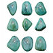 Pebbles Aqua Stain Wood Wall Decor, Set of 9