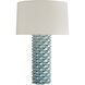 Ari 29.5 inch 150 watt Celadon Crackle Table Lamp Portable Light