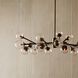 Dallas 18 Light 58 inch Vintage Brass Chandelier Ceiling Light