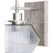 Holm 1 Light 8.5 inch Pewter and Gray Sconce Wall Light