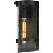 Foundry 1 Light 12 inch Black Outdoor Wall Mount
