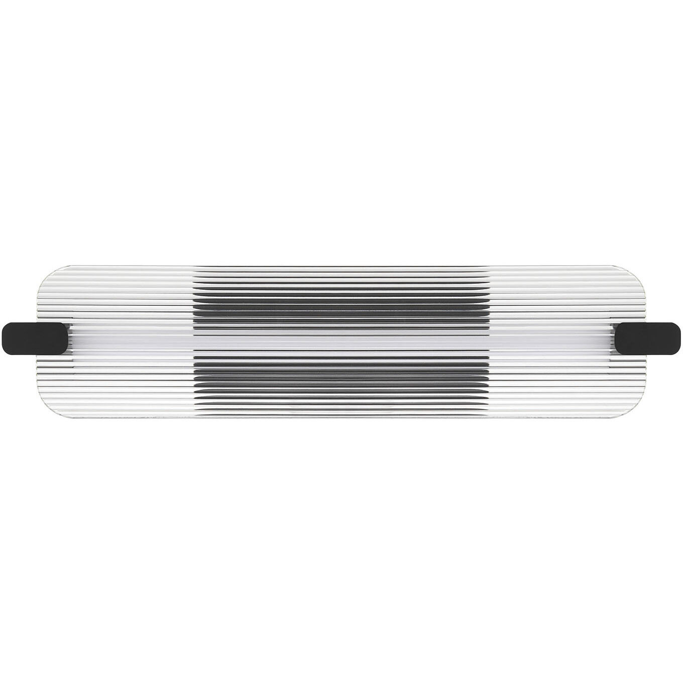 Neoness LED 24.5 inch Matte Black Outdoor Wall Sconce in Clear