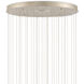 Polpo 36 Light 33 inch Silver Multi-Drop Pendant Ceiling Light