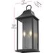 Shepard 2 Light 20.5 inch Black Outdoor Wall Sconce