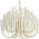 Tilda 6 Light 36 inch White Chandelier Ceiling Light, Large