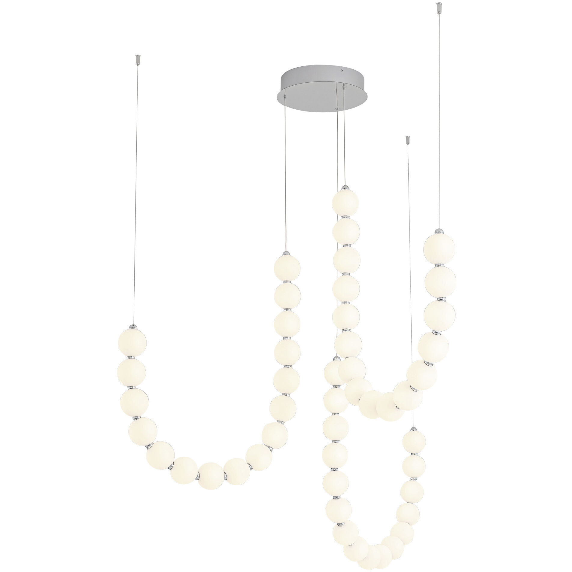 Akoya 11.13 inch Chrome Chandelier Ceiling Light