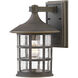 Freeport Coastal Elements Outdoor Wall Mount Lantern in Oil Rubbed Bronze