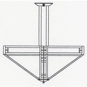 Prairie 8 Light 36 inch Verdigris Patina Pendant Ceiling Light in White Opalescent