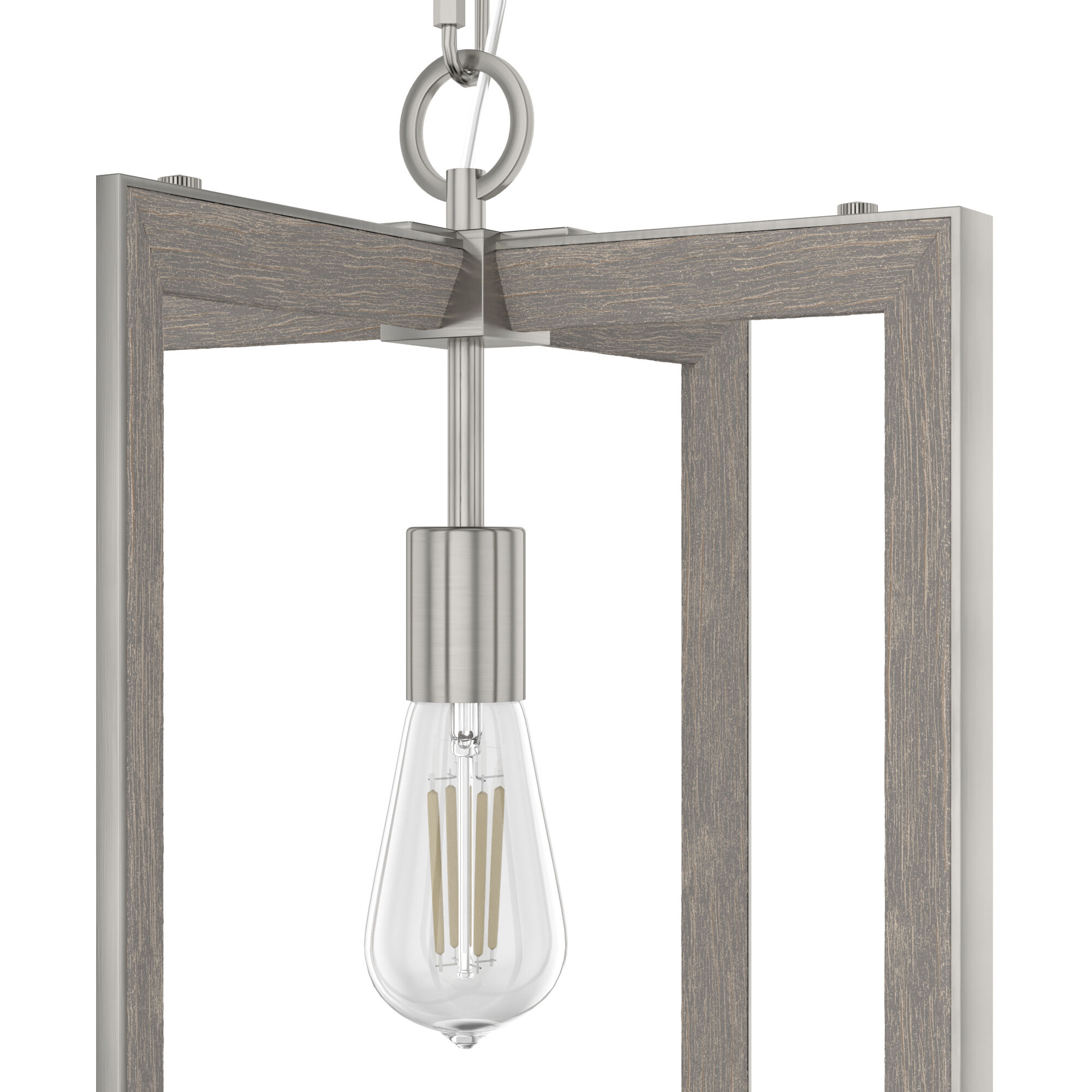 Woodburn 1 Light 14 inch Brushed Nickel Pendant Ceiling Light