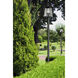 Rainer 4 Light 118.25 inch Black Outdoor Post Mounted Fixture in G9