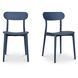 Kent Blue Outdoor Dining Chair, Set of Two