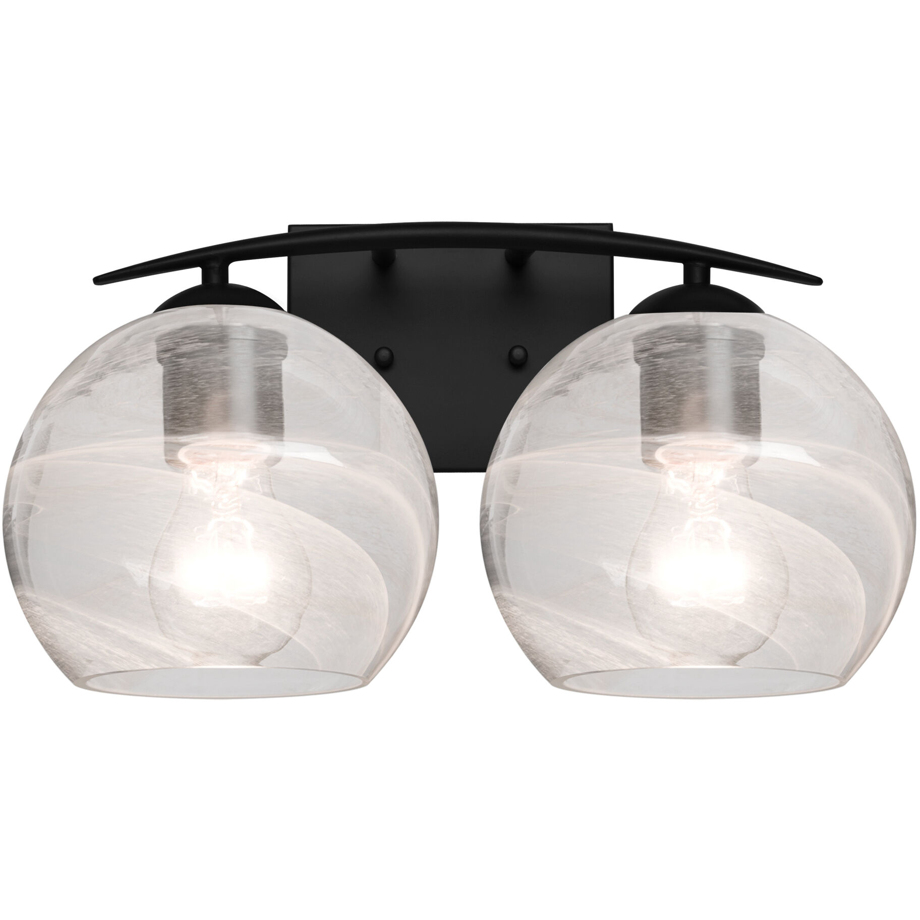 Jilly 2 Light 15 inch Black Vanity Light Wall Light