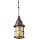 Rustica 1 Light 6.5 inch Antique Copper Outdoor Pendant