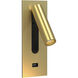Fuse 4.02 inch Matte Gold Interior Reading Light Wall Light