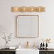 Anastasia 4 Light 36 inch Lacquered Gold Vanity Wall Light