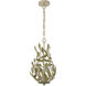 Broche 3 Light 9 inch Champagne Green Tea Chandelier Ceiling Light