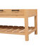 Clement 72 X 22 X 34.13 inch Natural Wood Bathroom Vanity Cabinet