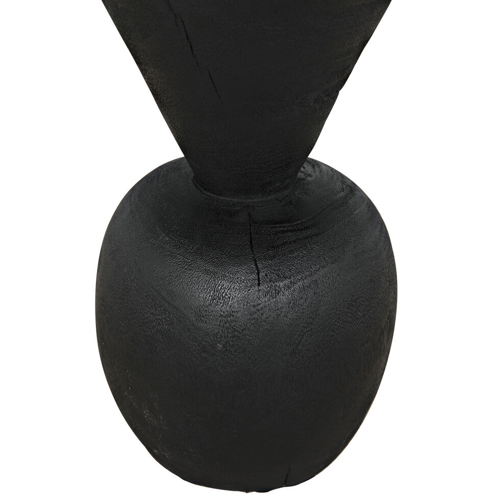 Nogozi 23 X 13 inch Burnt Black Side Table