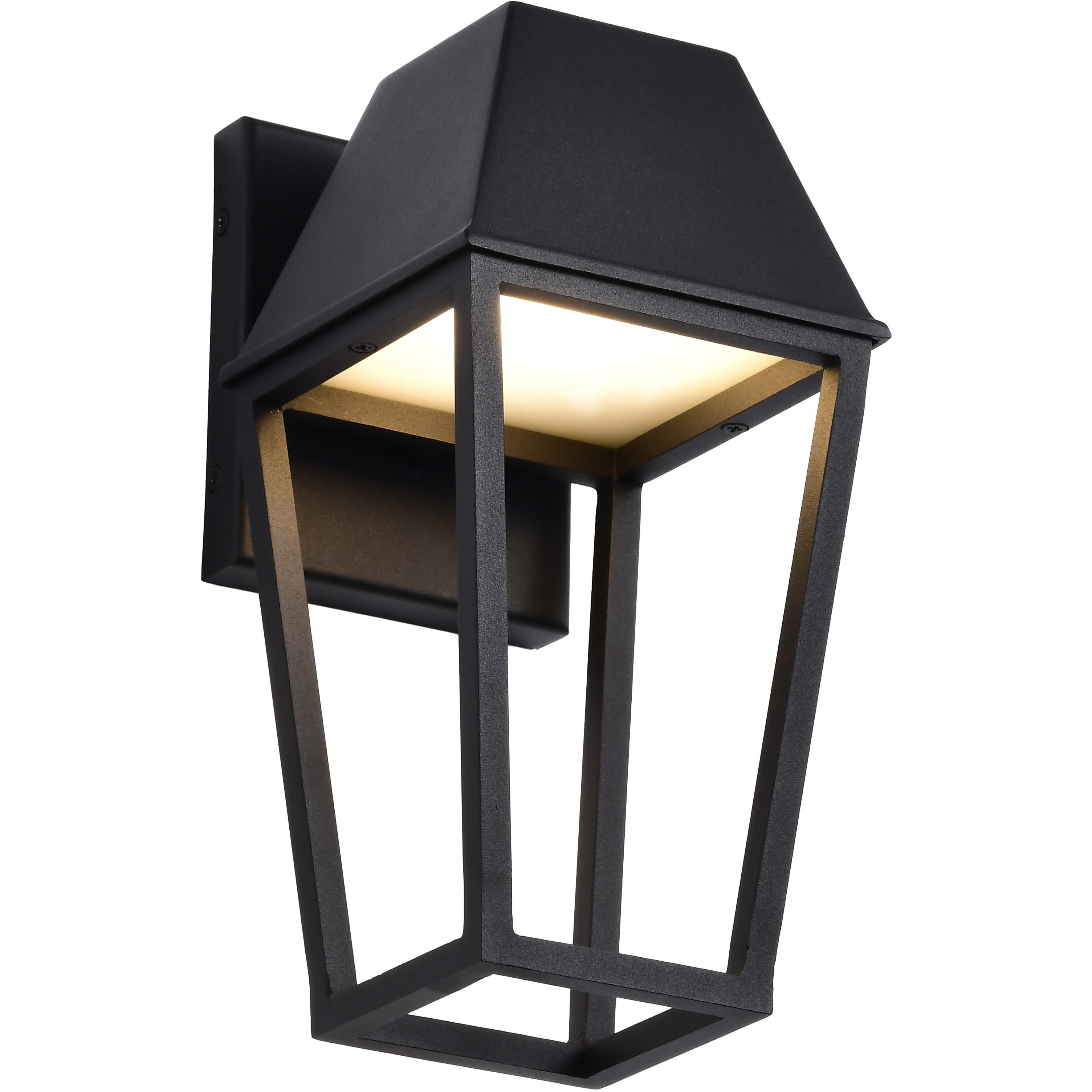 Colt LED 11.75 inch Matte Black Outdoor Wall Light