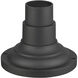 Allison 6.5 inch Textured Black Pier Mount Adapter