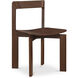 Daifuku Dark Brown Dining Chair, Set of Two