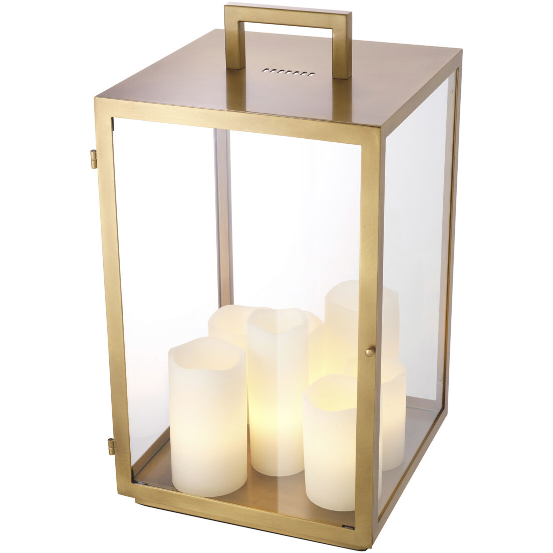 Debonair 25.59 inch 5 watt Antique Brass Table Lamp Portable Light