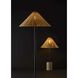Rayne 61.25 inch 60 watt Brown Marble and Black Floor Lamp Portable Light