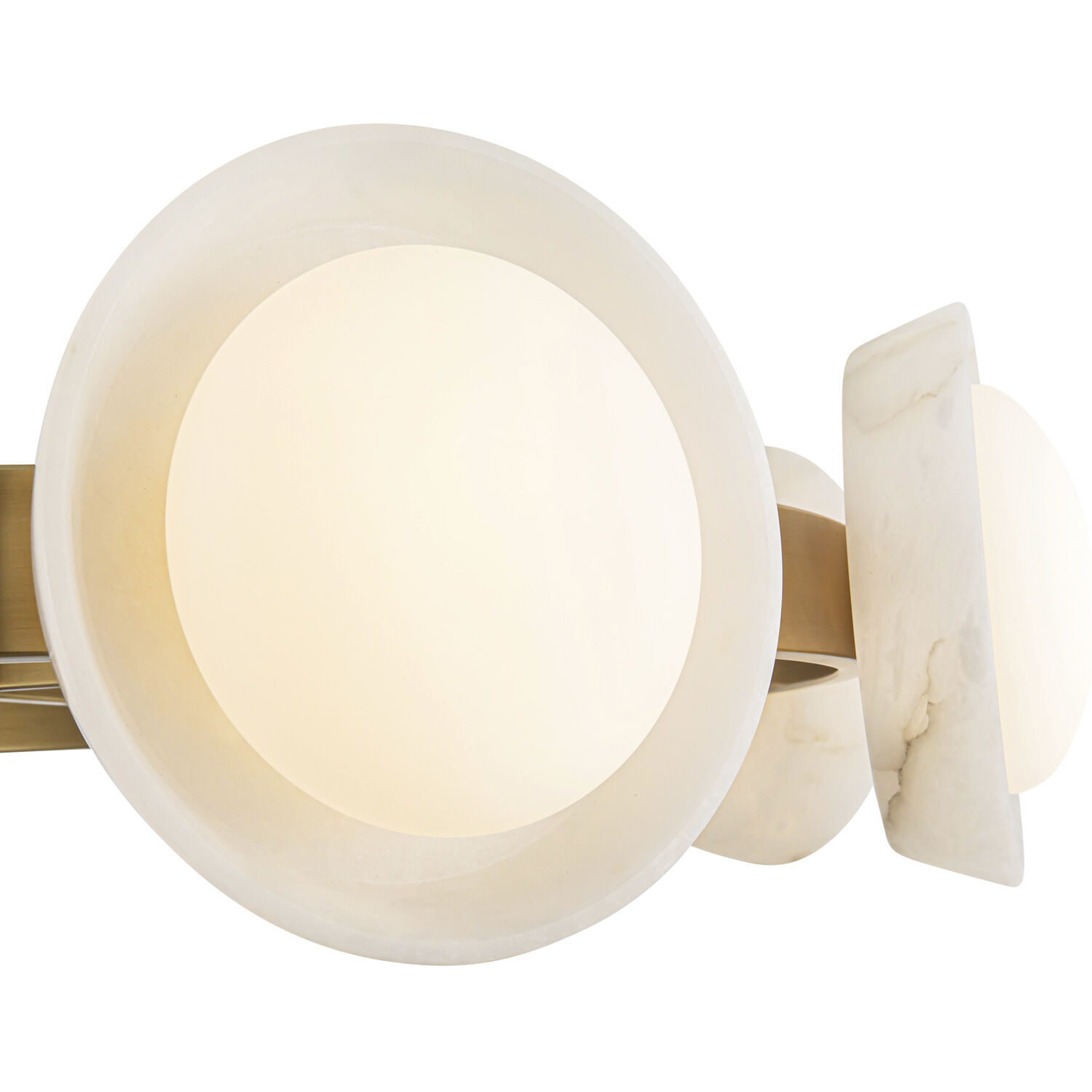 Alonso 37.25 inch Vintage Brass Chandelier Ceiling Light in Vintage Brass and Alabaster