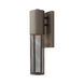 Aria Outdoor Wall Lantern in Buckeye Bronze