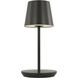 Sean Lavin Nevis 10.5 inch 2.40 watt Bronze Rechargeable Table Lamp Portable Light, Short