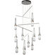 Link 10 Light 35 inch Vintage Platinum Mobile Pendant Ceiling Light