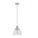 Cypress Grove 1 Light 10 inch Brushed Nickel Pendant Ceiling Light