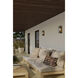 Aberdeen 1 Light 13.25 inch Sand Coal Black and Legacy Brass Outdoor Wall Sconce