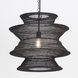 Krabi 1 Light 22 inch Black Single Pendant Ceiling Light