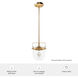 Karloff 1 Light 7.5 inch Alturas Gold Pendant Ceiling Light