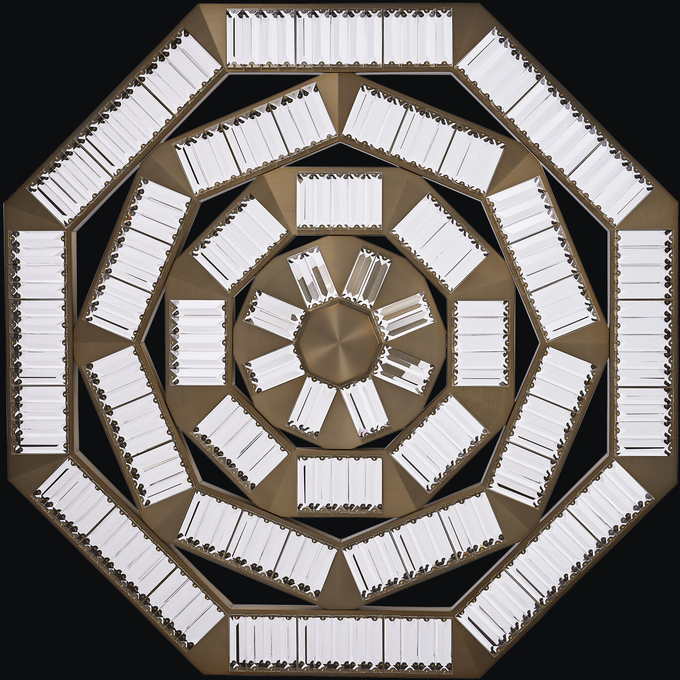 Tempo 38 inch Winter Brass Pendant Ceiling Light