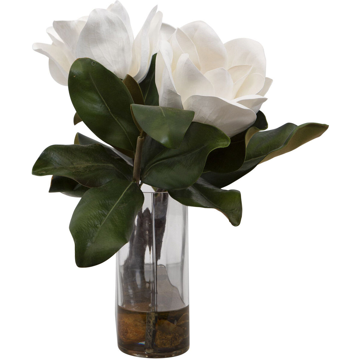 Middleton White Magnolia Blooms Flower Centerpiece