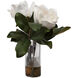 Middleton White Magnolia Blooms Flower Centerpiece