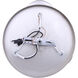 Britton 3 Light 10.63 inch Brushed Nickel Semi-Flush Ceiling Light