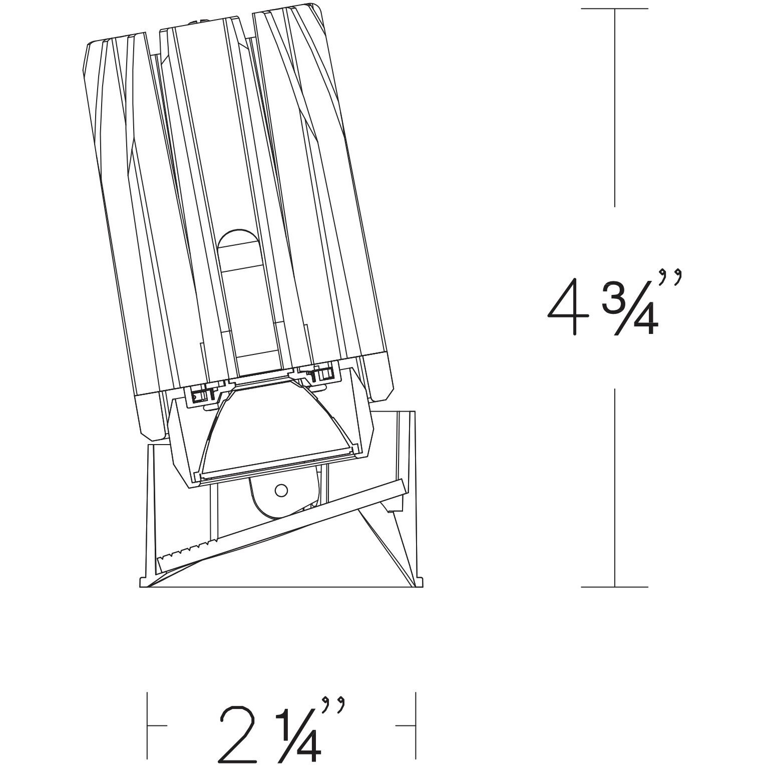 FQ Integrated LED White Recessed Trim in 1800-3000K, 2" LED