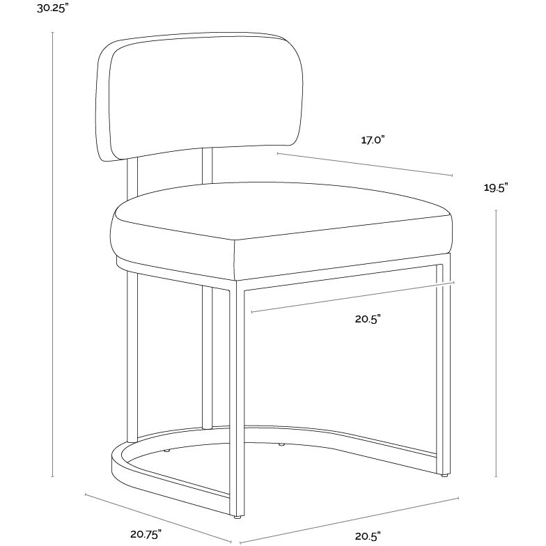 Larissa Napa Cognac / Rhea Light Barley Dining Chair